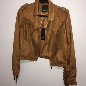 Fringe super warm coat